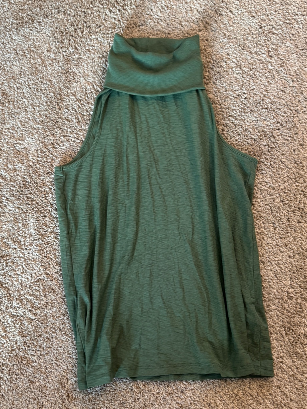 Nation LTD Farrow 90s Turtleneck Tank in Jade